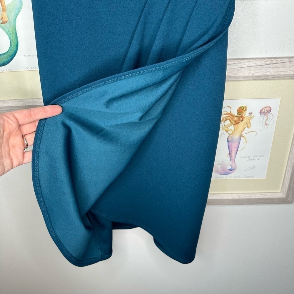 Lulus New Teal Blue Forever Your Girl Bodycon Sleeveless Mini Dress Women’s M - Picture 5 of 9